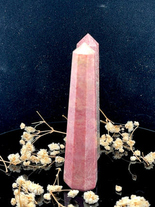 Rhodonite Obelisk Heart Healing & Compassion