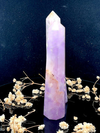 Lepidolite Obelisk Peace & Transition Stone