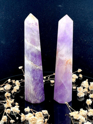 Lepidolite Obelisk Peace & Transition Stone