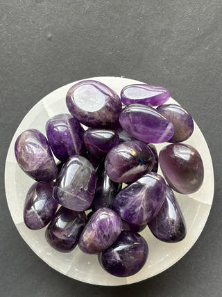 Selenite Round Charging Tray