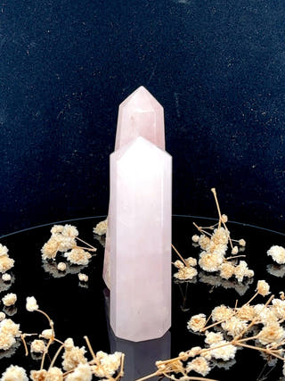 Rose Quartz Obelisk Love & Healing Tower