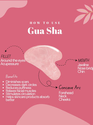 Rose Quartz Face Massage Set – Glow & Grace