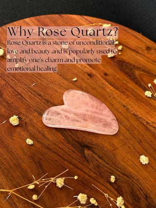 Rose Quartz Gua Sha – Radiance & Self-Love