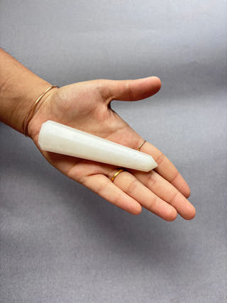 White Quartz Obelisk Purity & Amplification Point