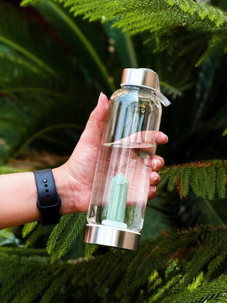Green Aventurine Bottle