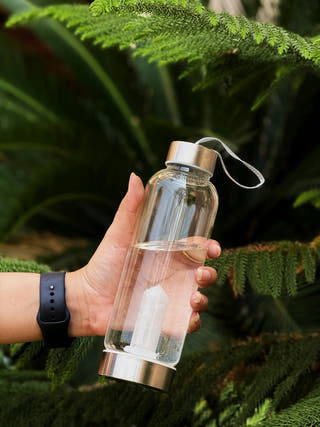 White Quartz Bottle