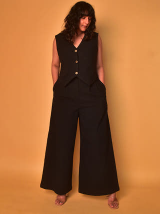 Zoey Vest Pants Set Why So Blue