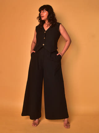 Zoey Vest Pants Set Why So Blue