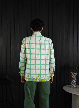 Coastline Herringbone Shacket