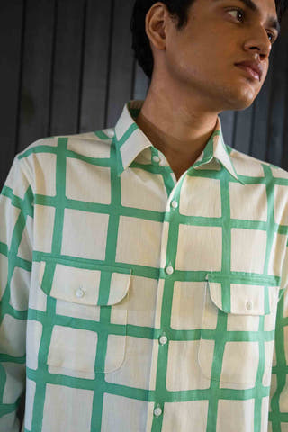 Coastline Herringbone Shacket