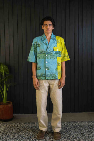 Wanderlust Herringbone Blazer Shirt