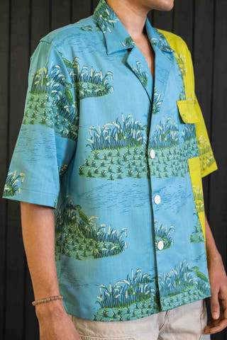 Wanderlust Herringbone Blazer Shirt