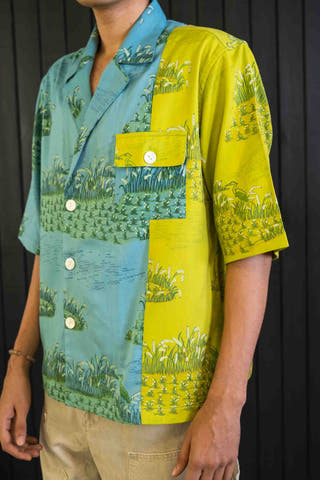 Wanderlust Herringbone Blazer Shirt