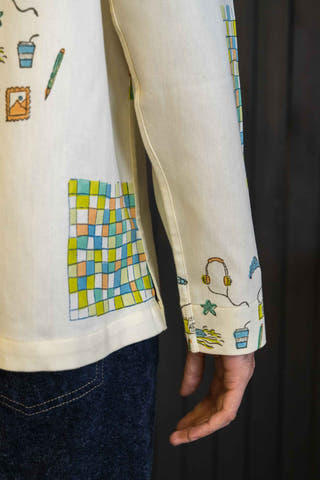 Pincode Herringbone Shacket