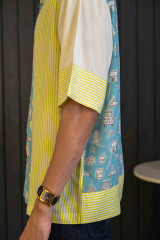 Souvenir Stripe Micro Modal Shirt