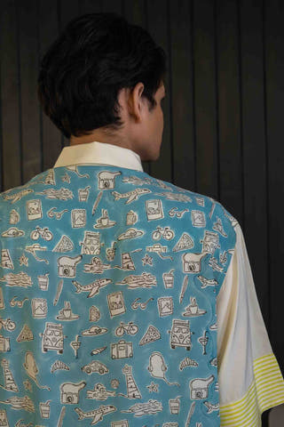 Souvenir Stripe Micro Modal Shirt