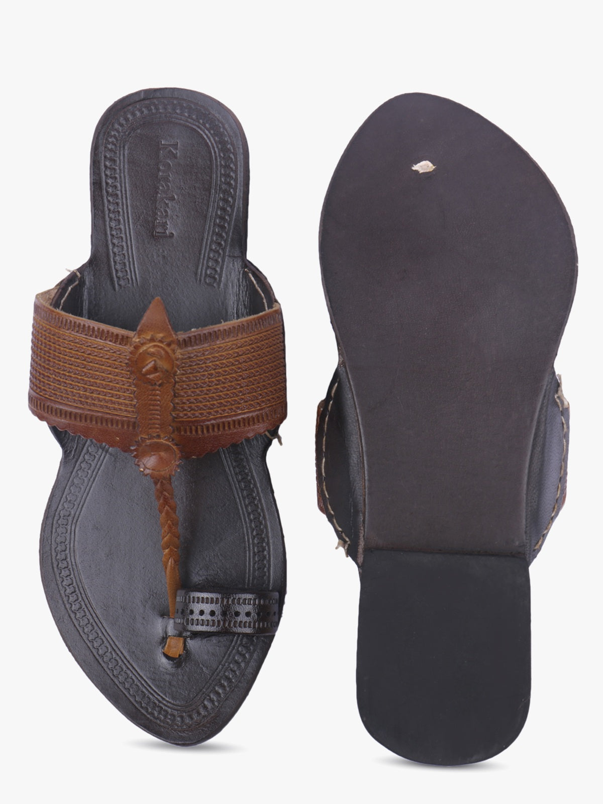Dual Tone Confort Kolhapuri Chappal image 5