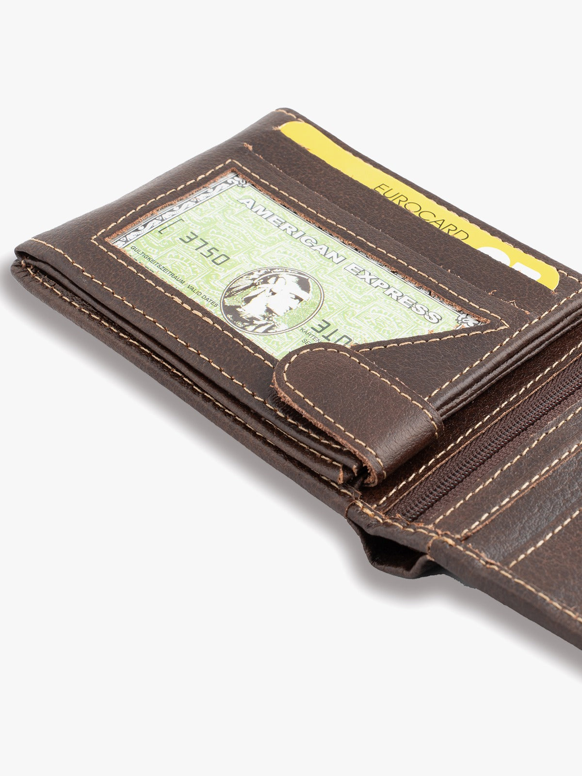 Classic Genuine Leather Brown Wallet image 4
