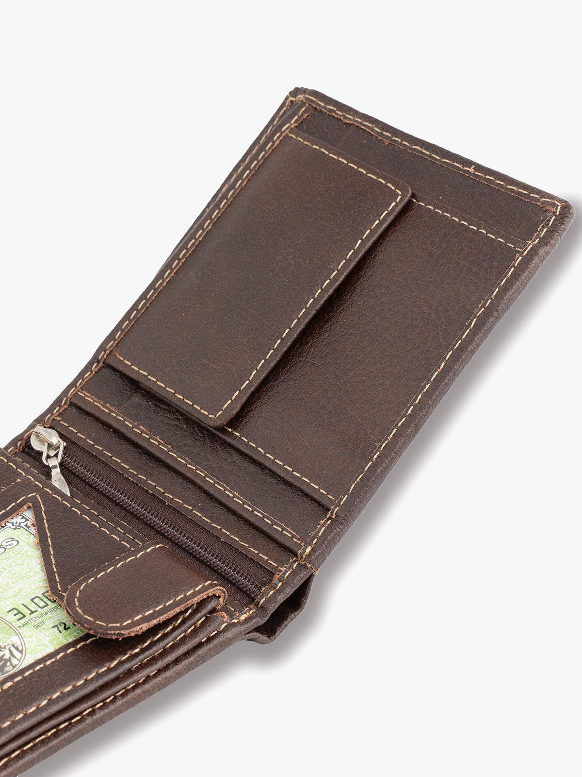 Classic Genuine Leather Brown Wallet image 5