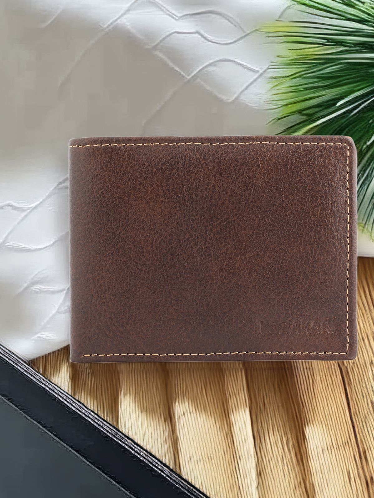 Classic Genuine Leather Brown Wallet image 1