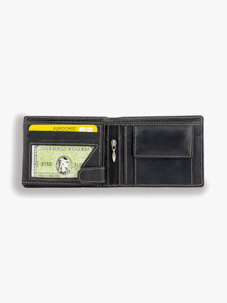 Luxurious Genuine Leather Black Wallet
