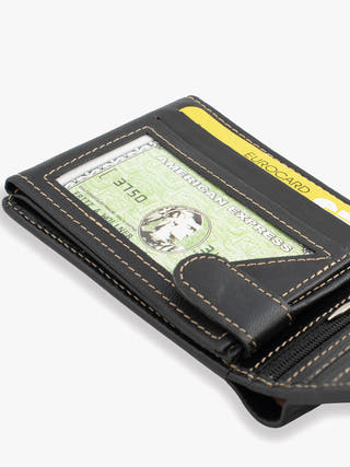 Luxurious Genuine Leather Black Wallet