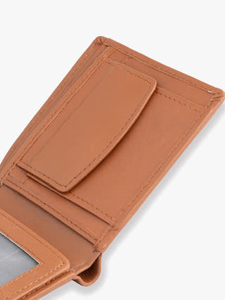 Handmade Pure Leather Light Brown Wallet