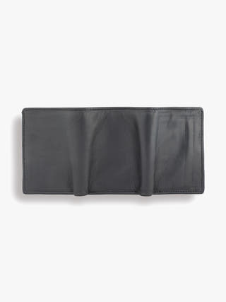 Stylish Handmade Pure Leather Black Wallet