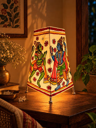 Ramayana Story Lamp - Multicolor