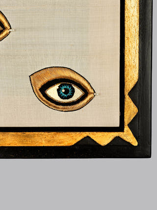 Watchers of the Light Framed Textile Art Underlyn