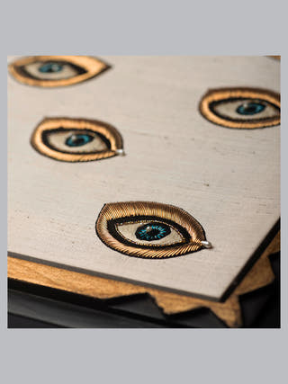 Watchers of the Light Framed Textile Art Underlyn