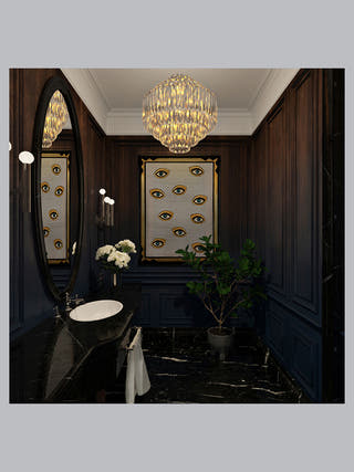 Watchers of the Light Framed Textile Art Underlyn