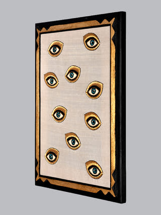 Watchers of the Light Framed Textile Art Underlyn