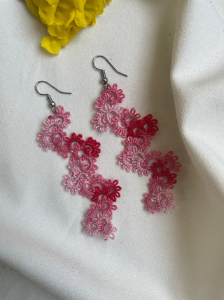 Cherry Bloom Earrings Knots to Node