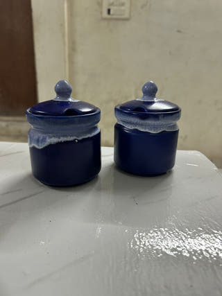 Urmi Ceramic Pickle Jars | Set Of 2