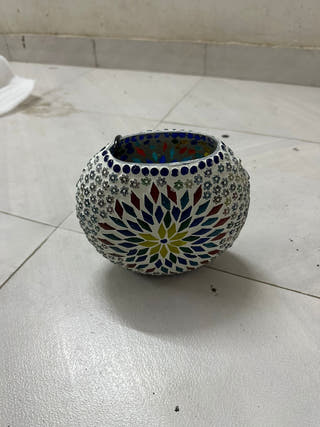 Kiran Mosaic Glass Lamp