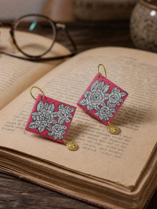 Pyari Upcycled Handmade Textile Earring