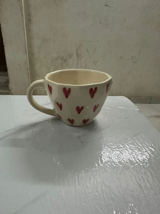 Mi Amour Handcrafted Blue Pottery Mug | Set Of 2
