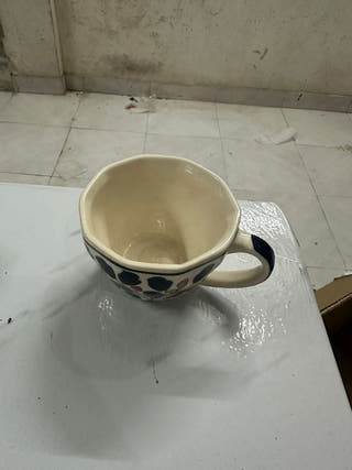 Rang Vatika Handcrafted Blue Pottery Mug | Set Of 2