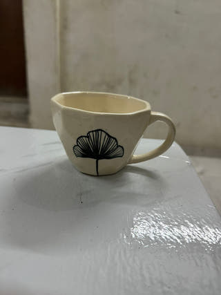 Vana Handcrafted Blue Pottery Mug | Set Of 2