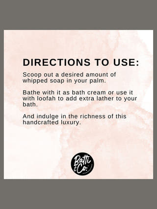 Egyptian Cotton Whipped Soap