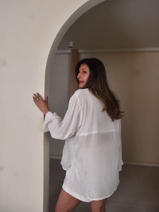 Dove Sheer Top