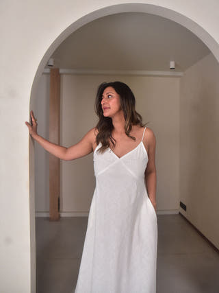 Luna Strappy Cotton Dress