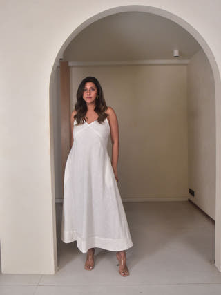 Luna Strappy Cotton Dress