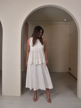 Luna Top Skirt Set