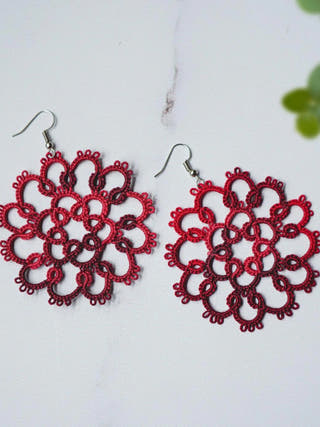 Wine Whisper Earrings
