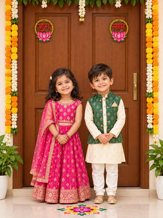 Kamal | Make Your Own Wooden Festive Shubh Labh