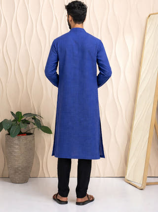 Nikhil Hands Spun Hand Woven Men's Kurta