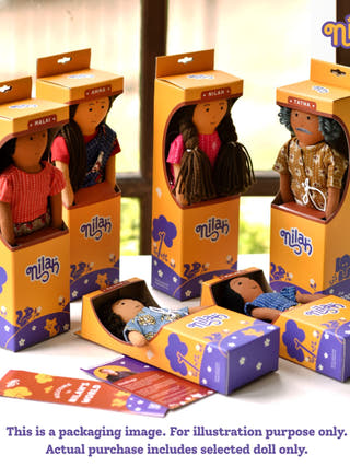 Nilah's Elder Sister Malai Girl Doll in Classic Grey