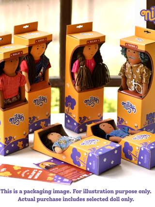 Nilah's Appa Boy Doll Multicolour Shirt